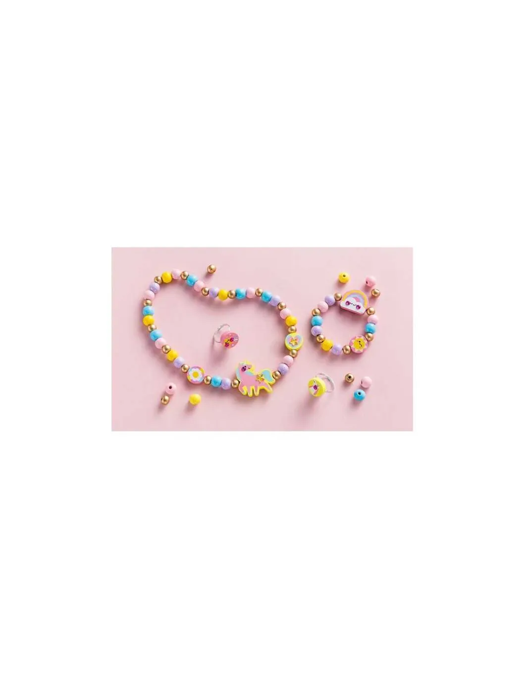 4 bijoux en bois à créer Pays arc-en-ciel - Janod