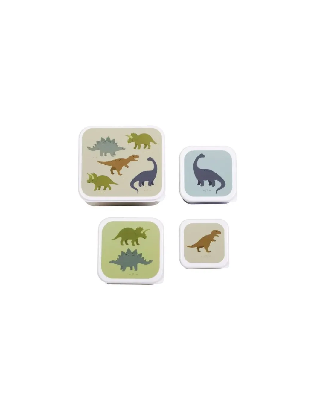 4 boites à goûter Dinosaures - A Little Lovely Company