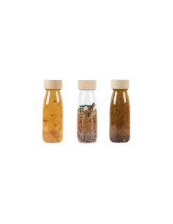 3 bouteilles sensorielles bois et forêt - Petit Boum