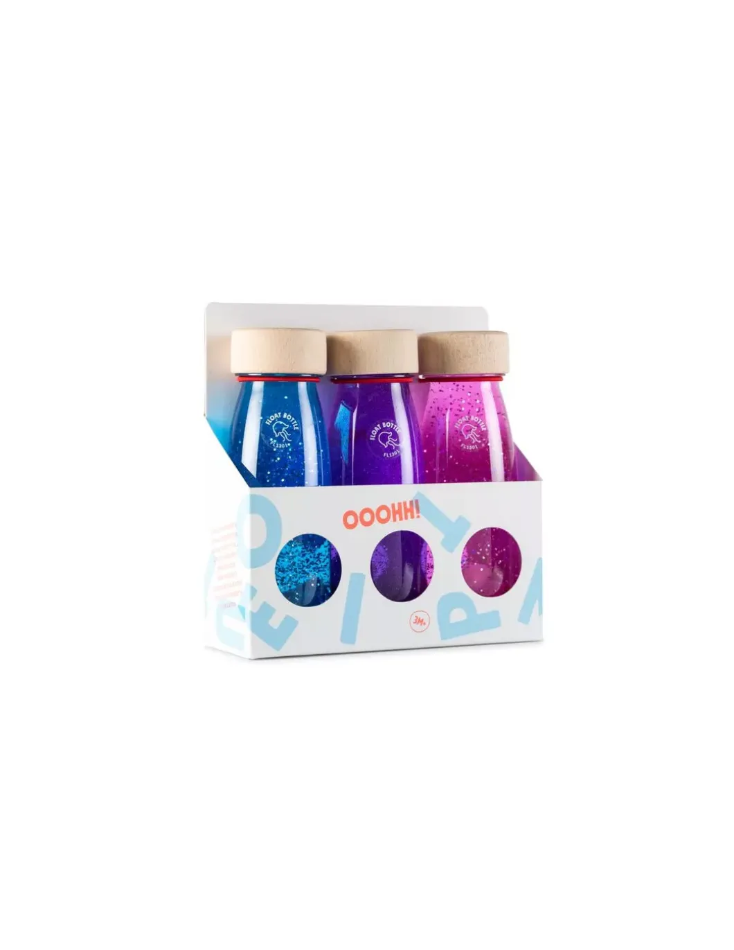 3 bouteilles sensorielles magiques - Petit Boum