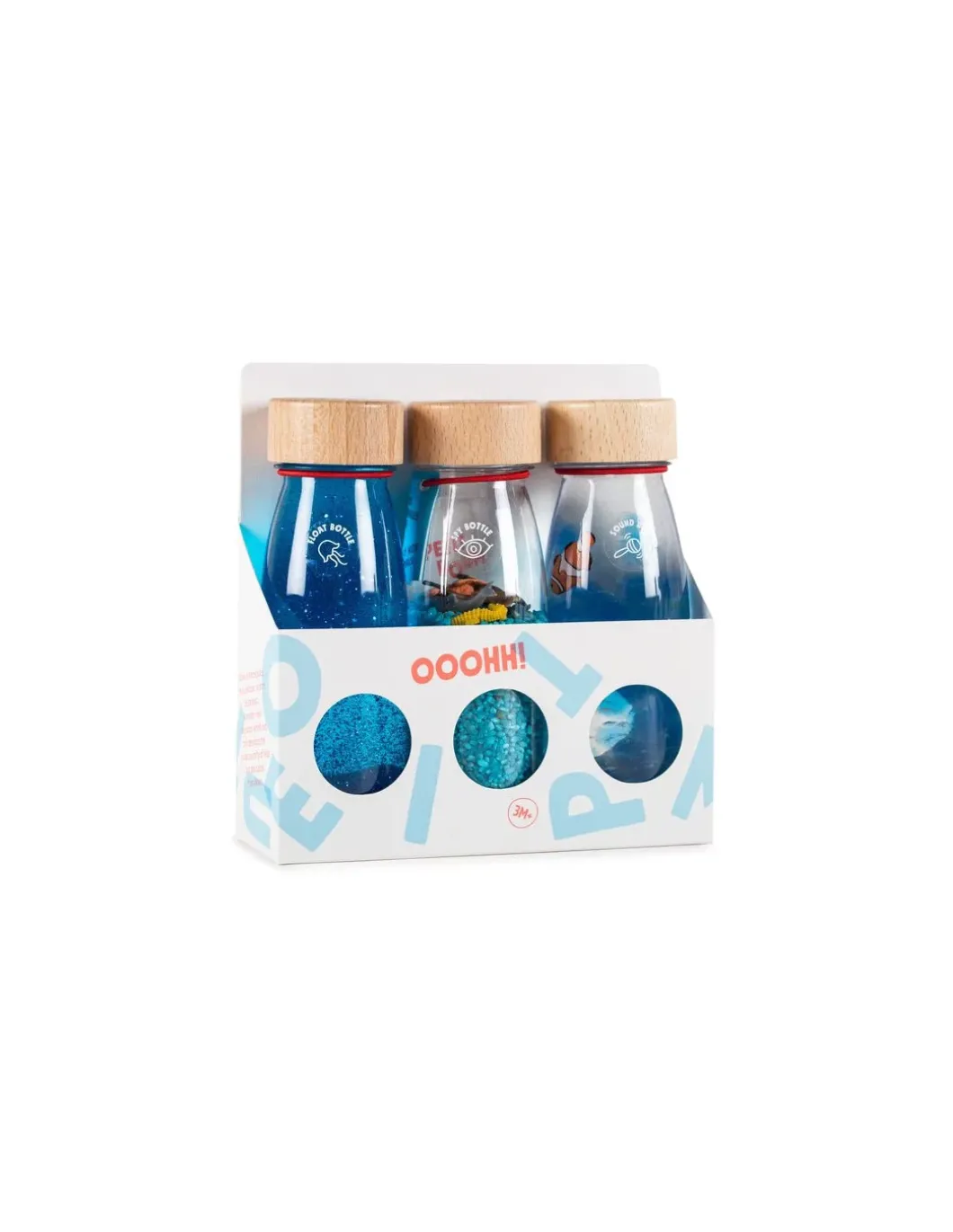 3 bouteilles sensorielles sérénité - Petit Boum