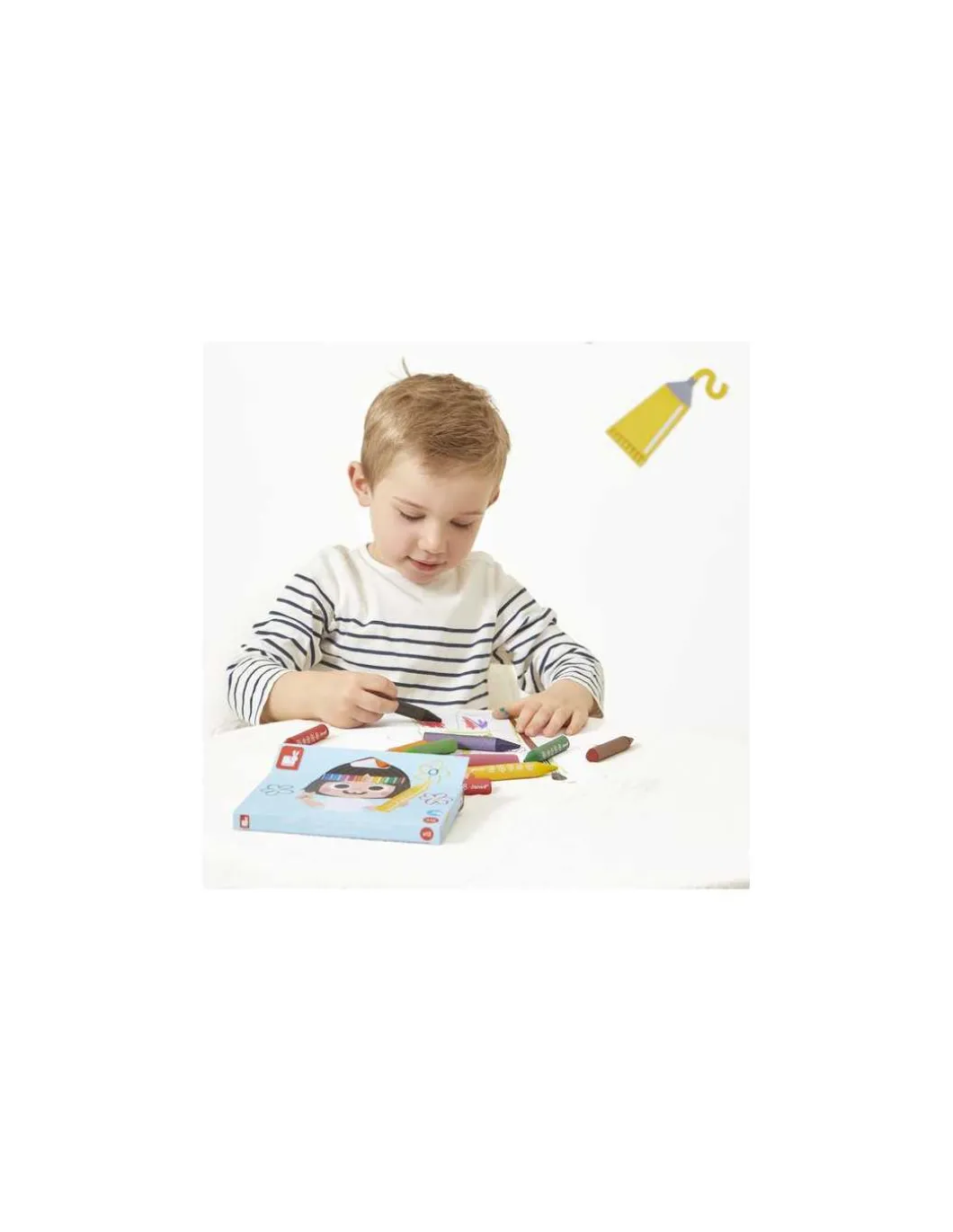 12 Crayons de cire - Janod