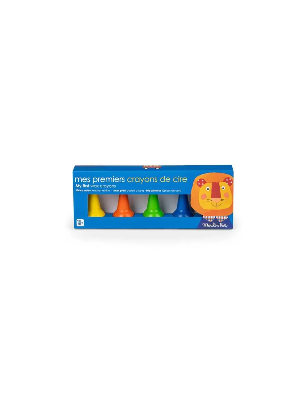 5 crayons de cire Les Popipop - Moulin Roty