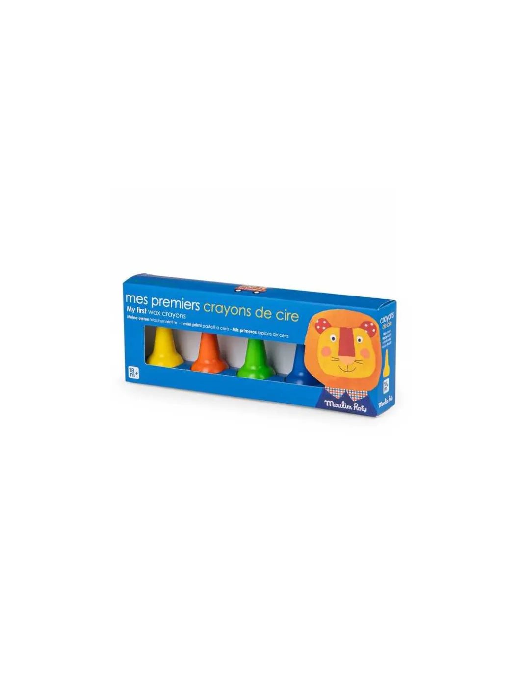 5 crayons de cire Les Popipop - Moulin Roty