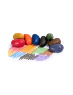 8 crayons en cire naturelle - Crayons Rocks
