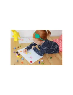 8 crayons en cire naturelle - Crayons Rocks