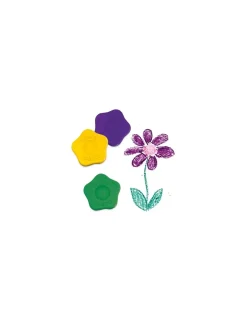 12 crayons fleurs pour les petits - Djeco