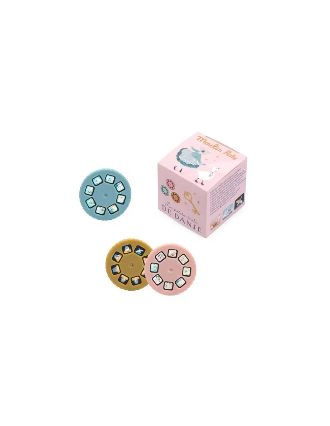 3 disques à histoires La Petite École de Danse - Moulin Roty