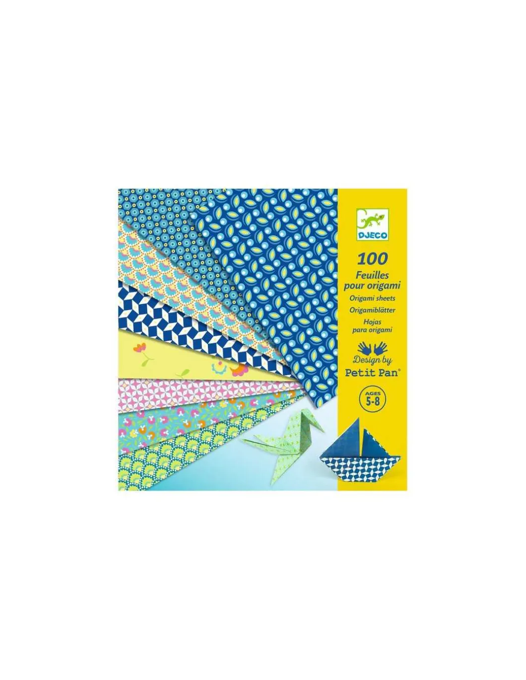 100 feuilles pour origami Natsu - Djeco