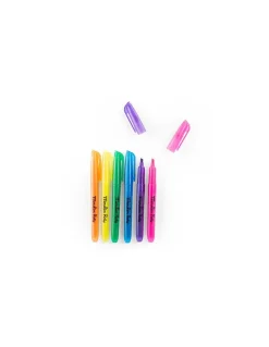 6 feutres fluo Les Loufoques - Moulin Roty