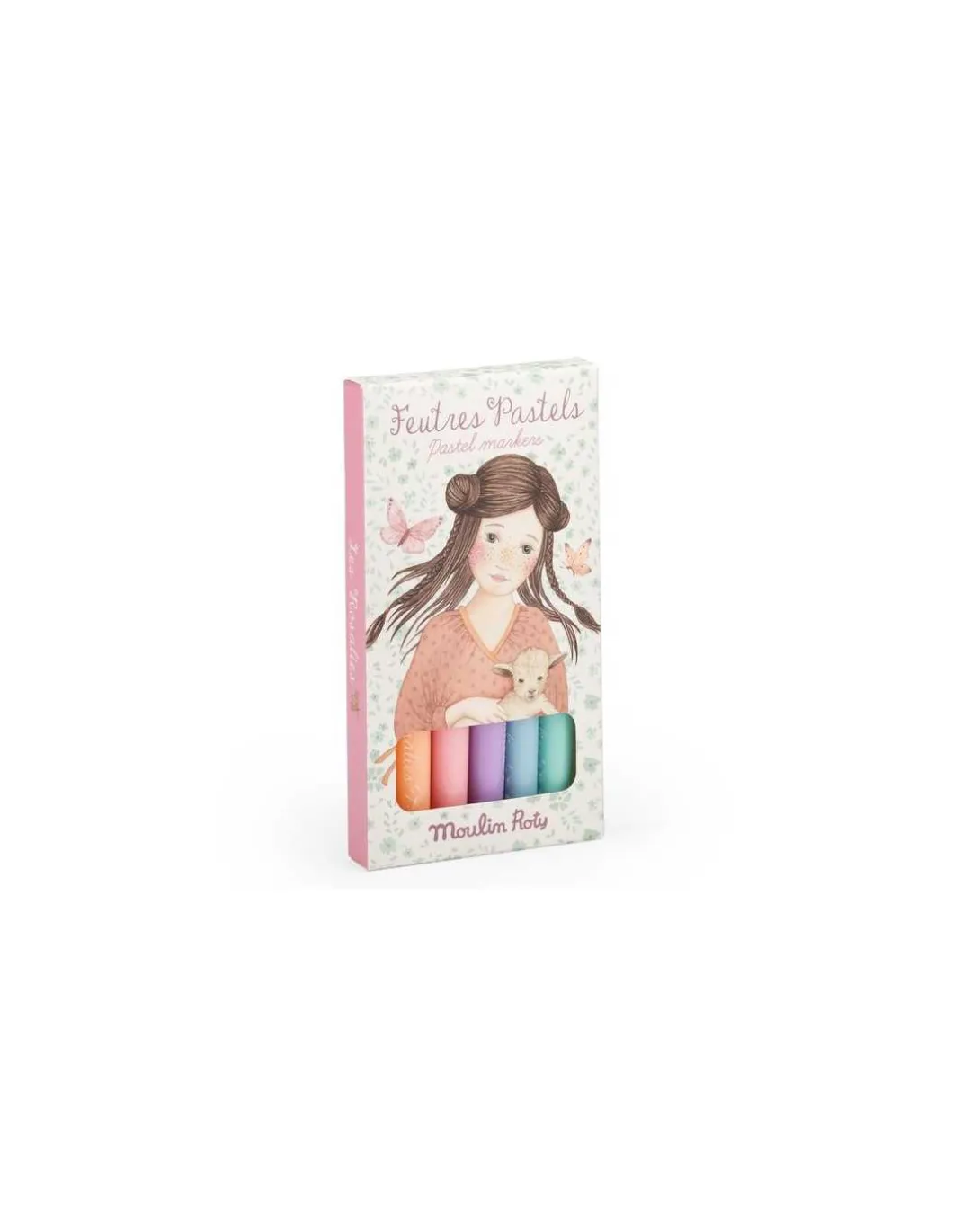 6 feutres pastels Les Rosalies - Moulin Roty