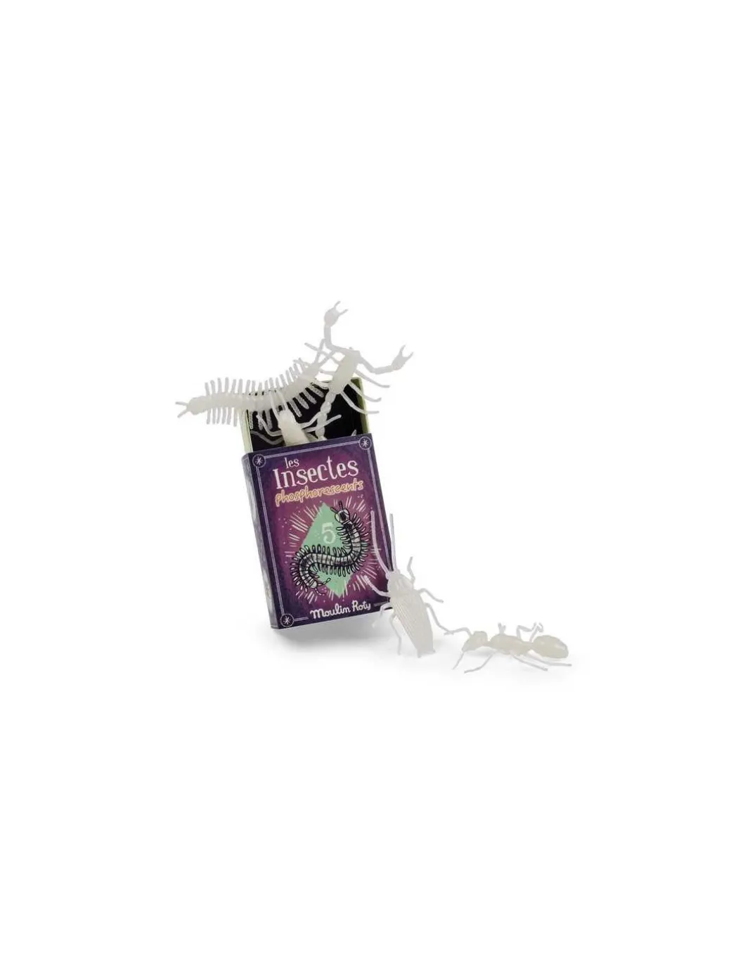 5 insectes phosphorescents - Moulin Roty