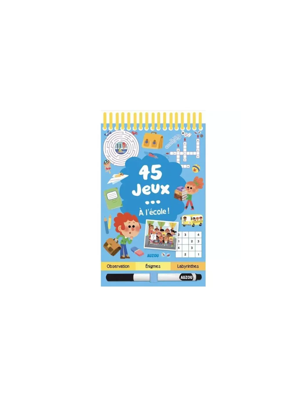 45 jeux... à l'école - Auzou