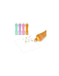 4 Marqueurs gros pois Pearly - Djeco