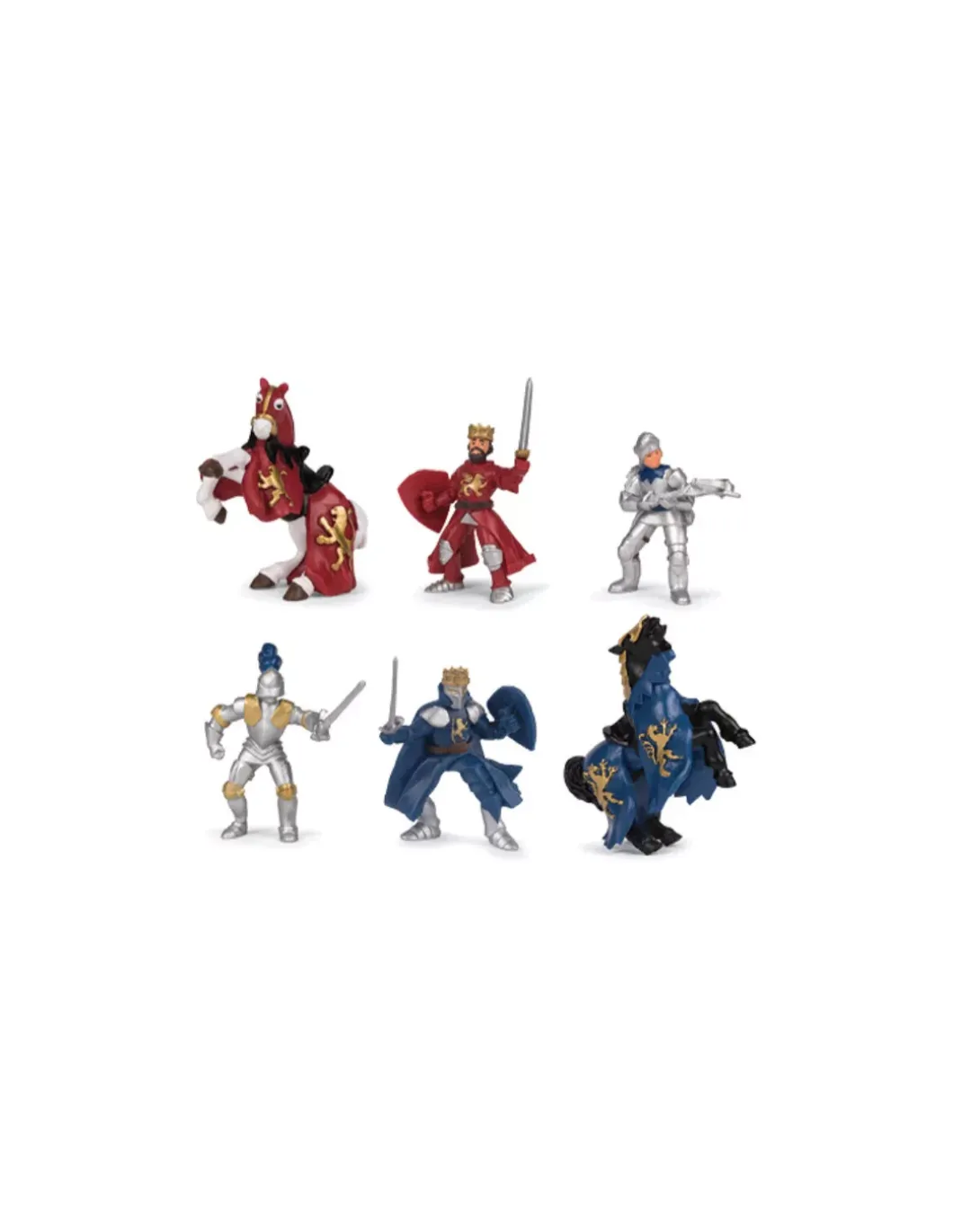 12 mini figurines chevaliers - Papo