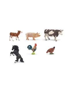 12 mini figurines de la ferme - Papo