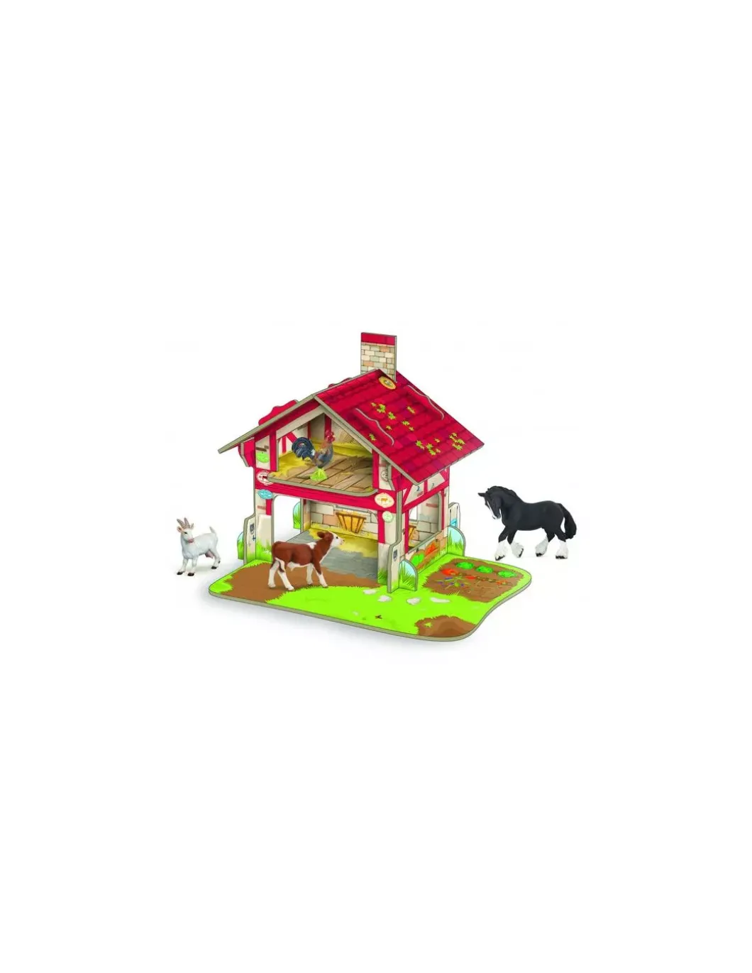 12 mini figurines de la ferme - Papo
