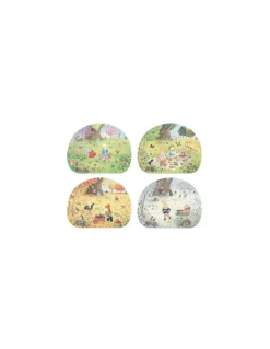 4 mini puzzles Les Saisons - Moulin Roty