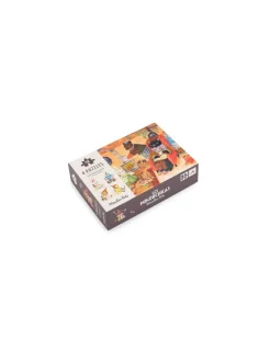 4 mini puzzles Une belle journée Les Minouchkas - Moulin Roty