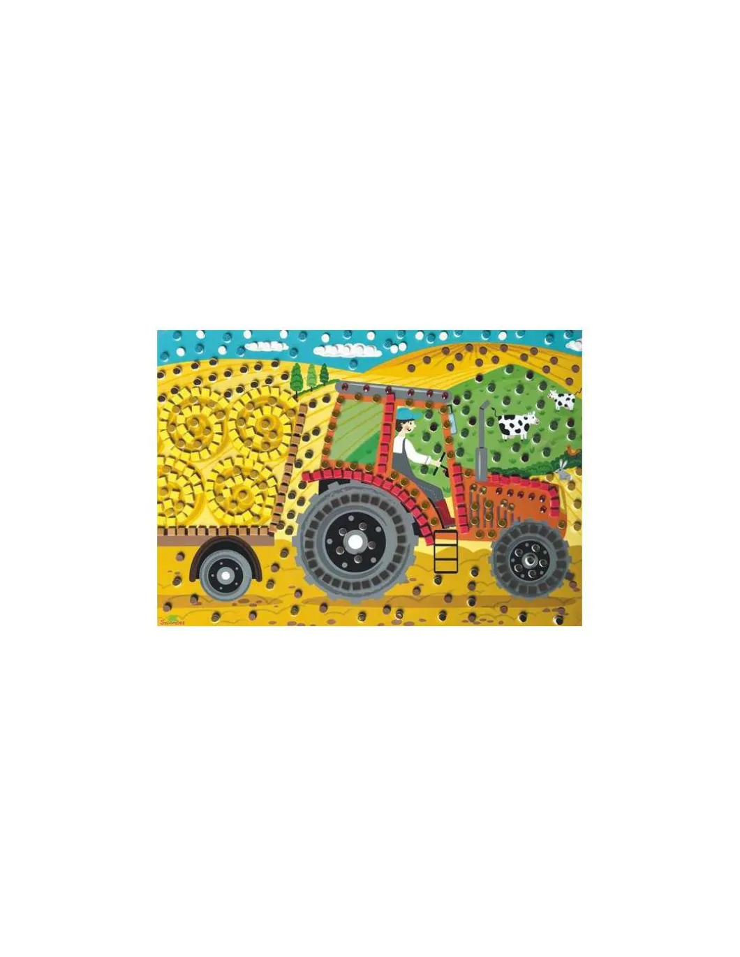5 mosaïques la vie à la ferme - Sycomore