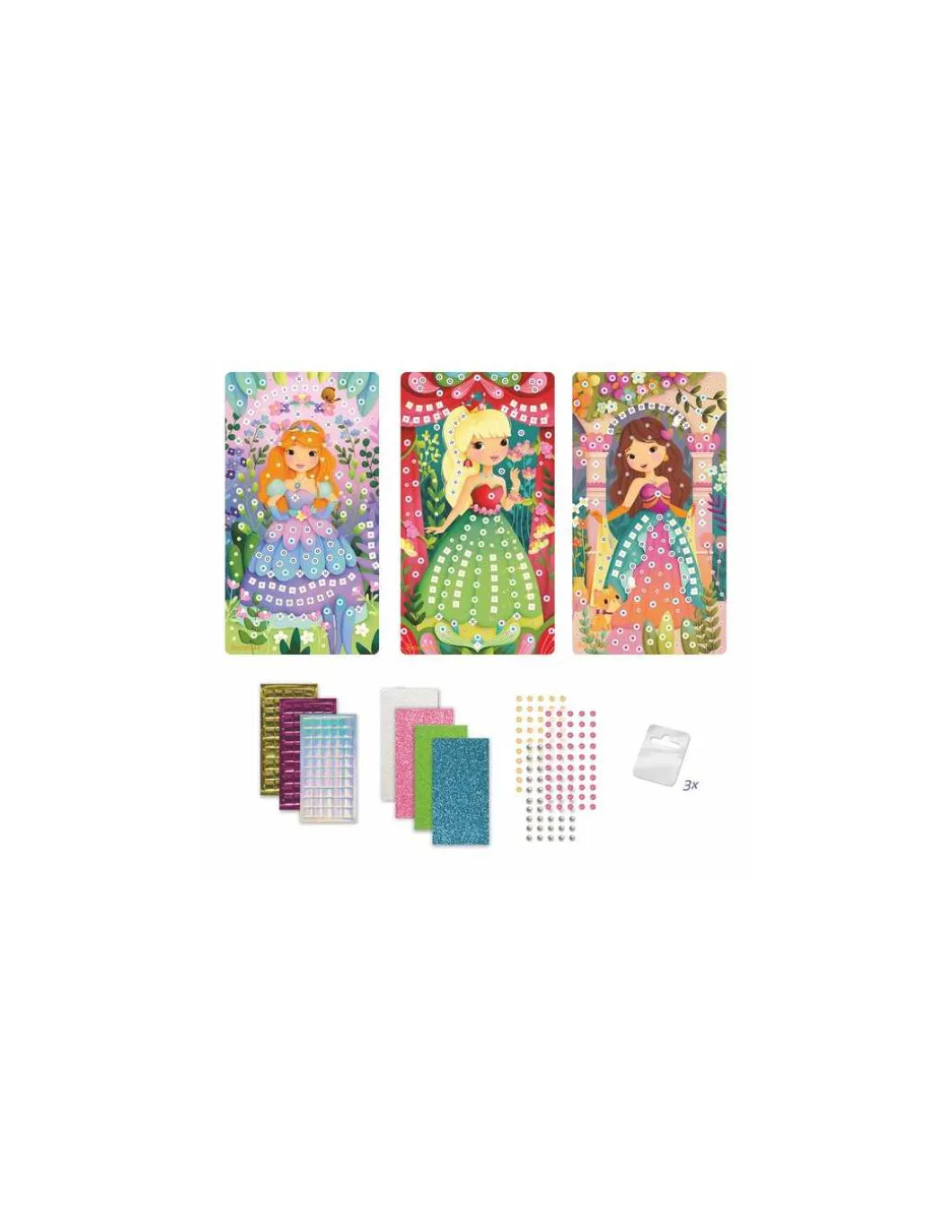 3 mosaïques Princesses - Sycomore