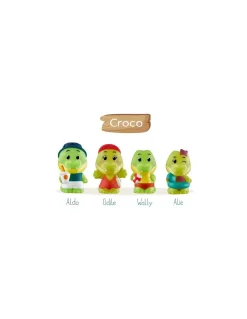 4 personnages magiques famille Crocodile Klorofil