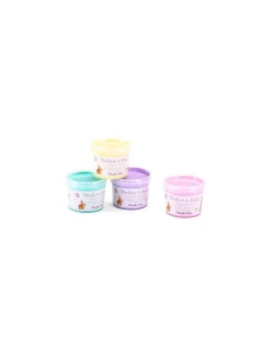 4 pots de peinture à doigts pastel Les Rosalies - Moulin Roty