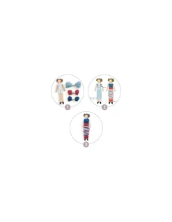 5 poupées chasse-tracas sweet night - Do it Yourself Djeco