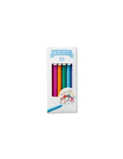 6 stylos gel pointe fine - Djeco