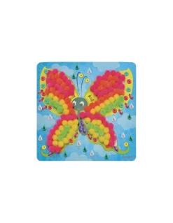 3 tableaux pompons papillons - Sycomore