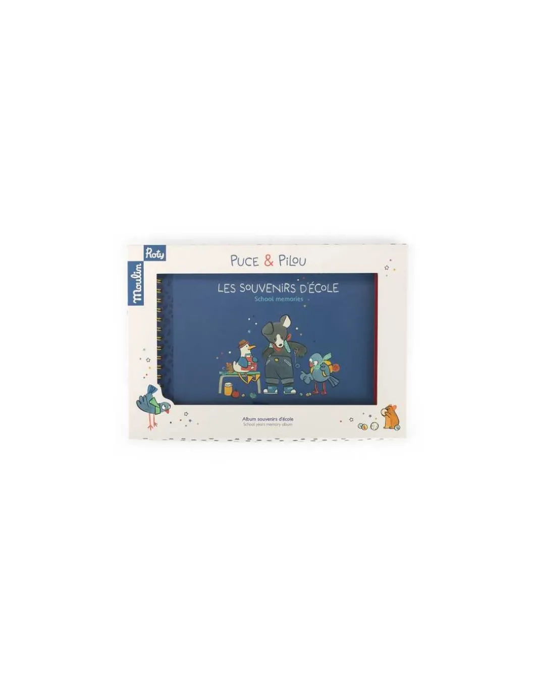 Album souvenirs d'école Puce & Pilou - Moulin Roty