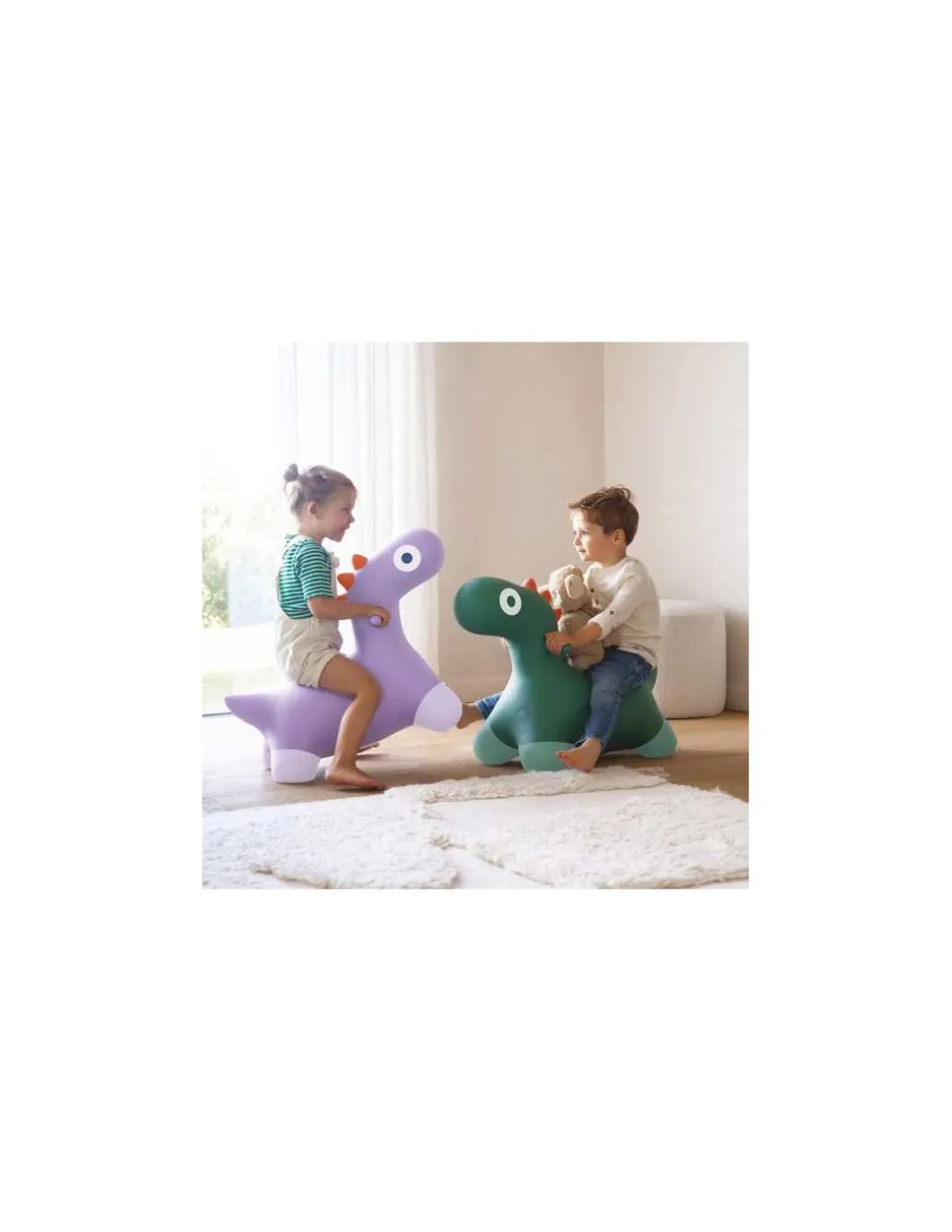 Animal sauteur dinosaure Hoppi vert - Quut