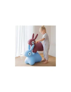 Animal sauteur lapin Hoppi bleu - Quut