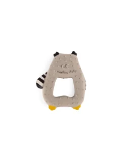 Anneau de dentition caoutchouc Hibou Les moustaches - Moulin Roty
