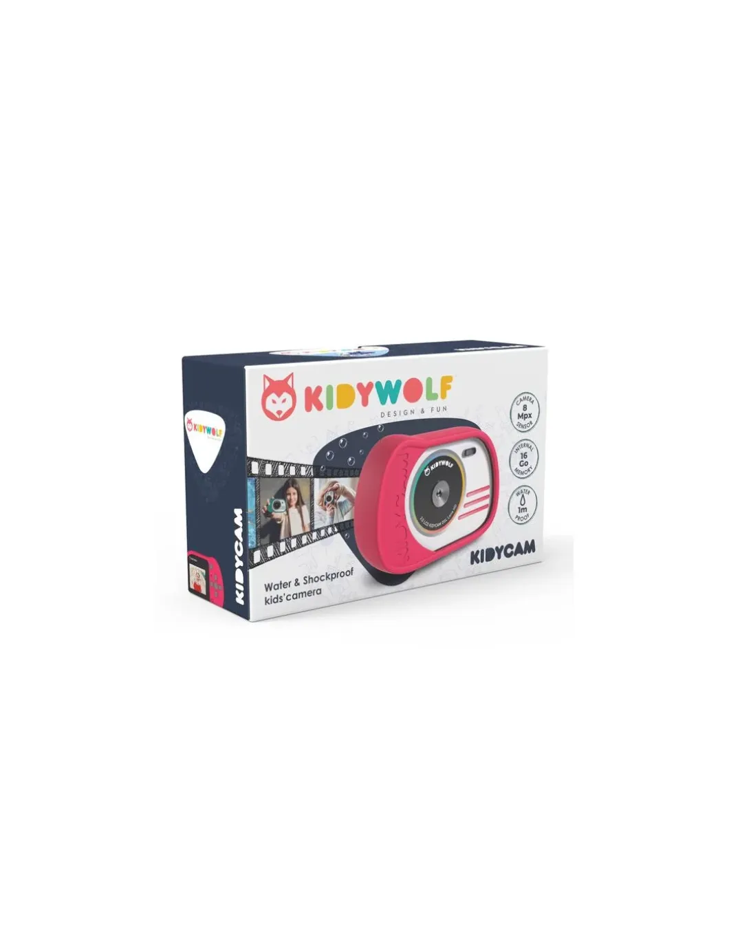 Appareil photo Kidycam rose - Kidywolf