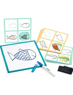 Apprendre à dessiner Step by step Lama & Co - Djeco
