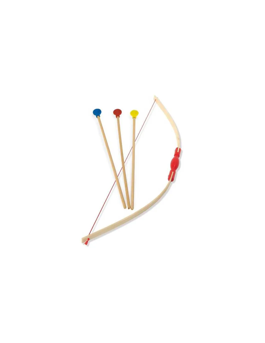 Arc démonté + 3 flèches en boîte cible - Vilac