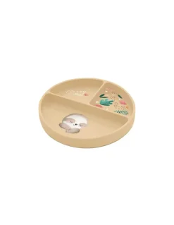 Assiette en silicone Gnawy le paresseux - Sassi