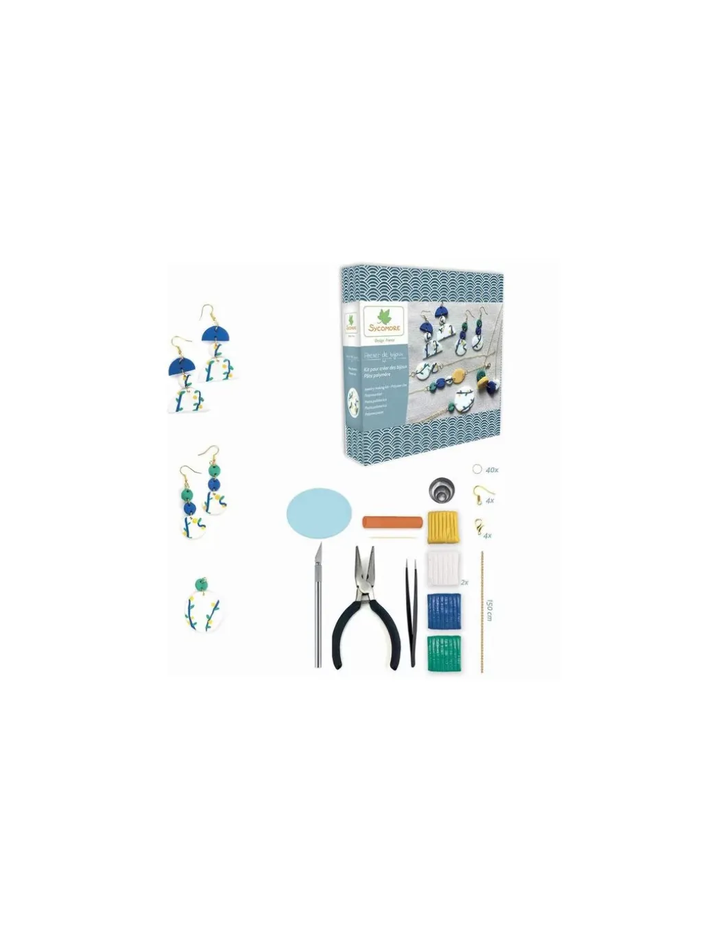 Atelier de bijoux pâte polymère - Sycomore