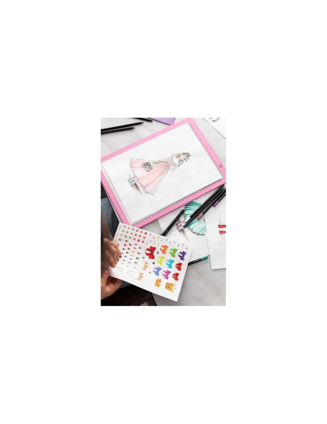 Atelier stylisme avec tablette lumineuse - Sycomore