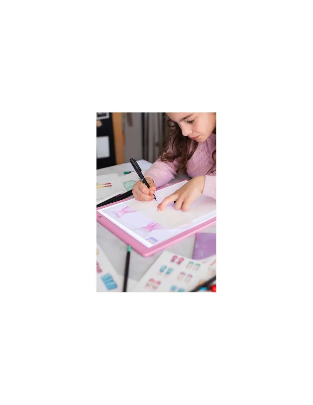 Atelier stylisme avec tablette lumineuse - Sycomore