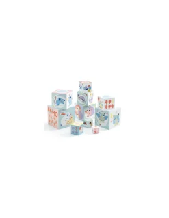 BabyBloki cubes à empiler - Djeco