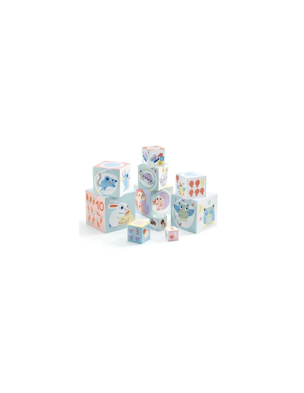 BabyBloki cubes à empiler - Djeco