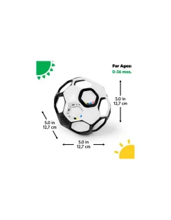 Balle sensorielle noir et blanc - Oball