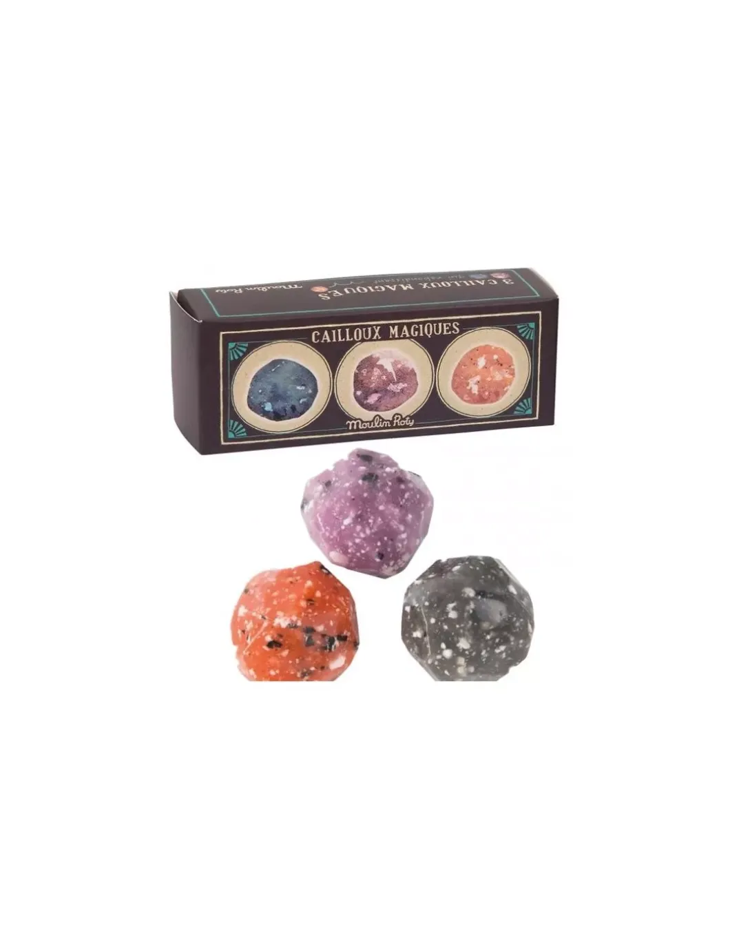 Balles rebondissantes cailloux magiques - Moulin Roty