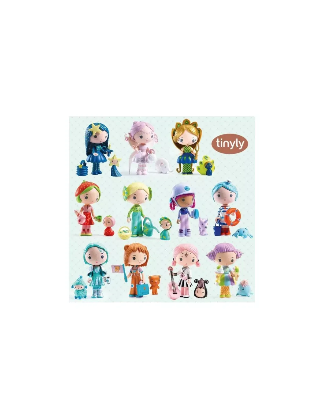 Barbouille et Gribs figurines Tinyly - Djeco