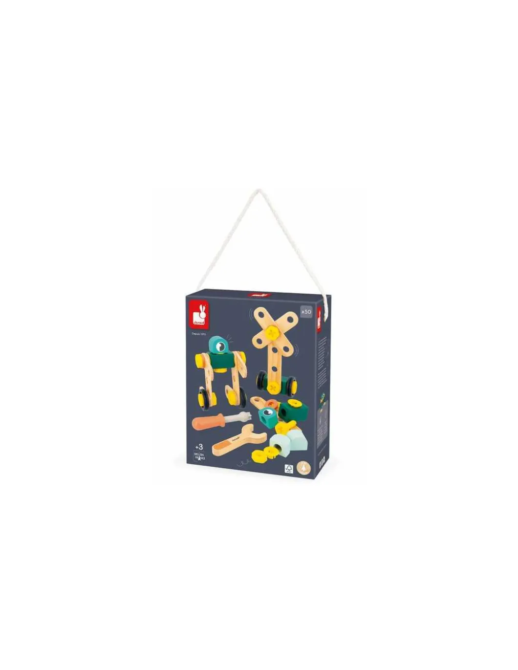 Baril 50 pièces Brico'Kids - Janod