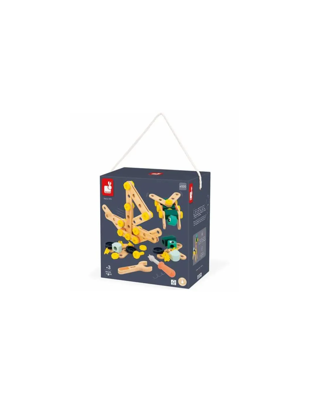 Baril 100 pièces Brico'Kids - Janod