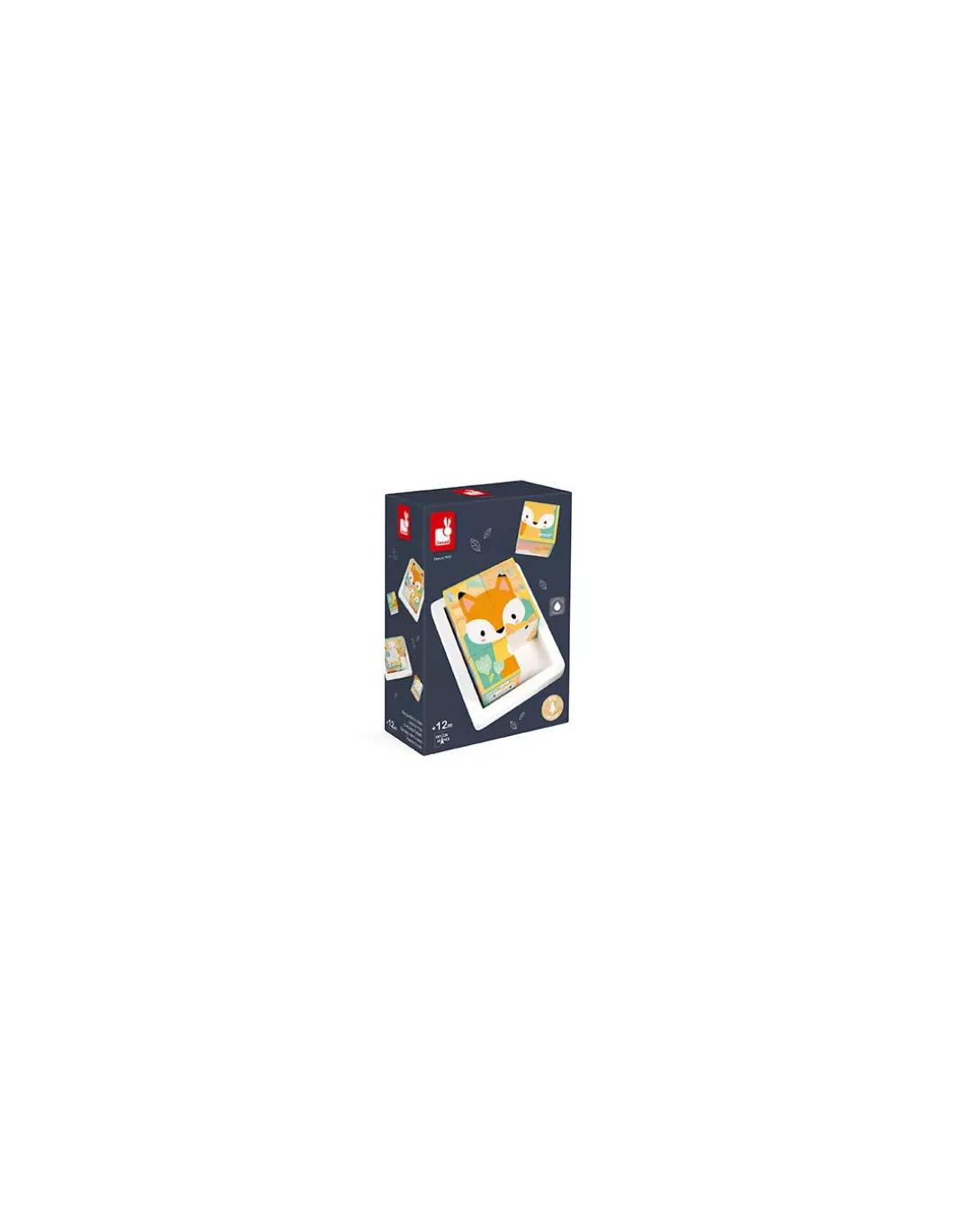 Barquette 6 cubes pure - Janod