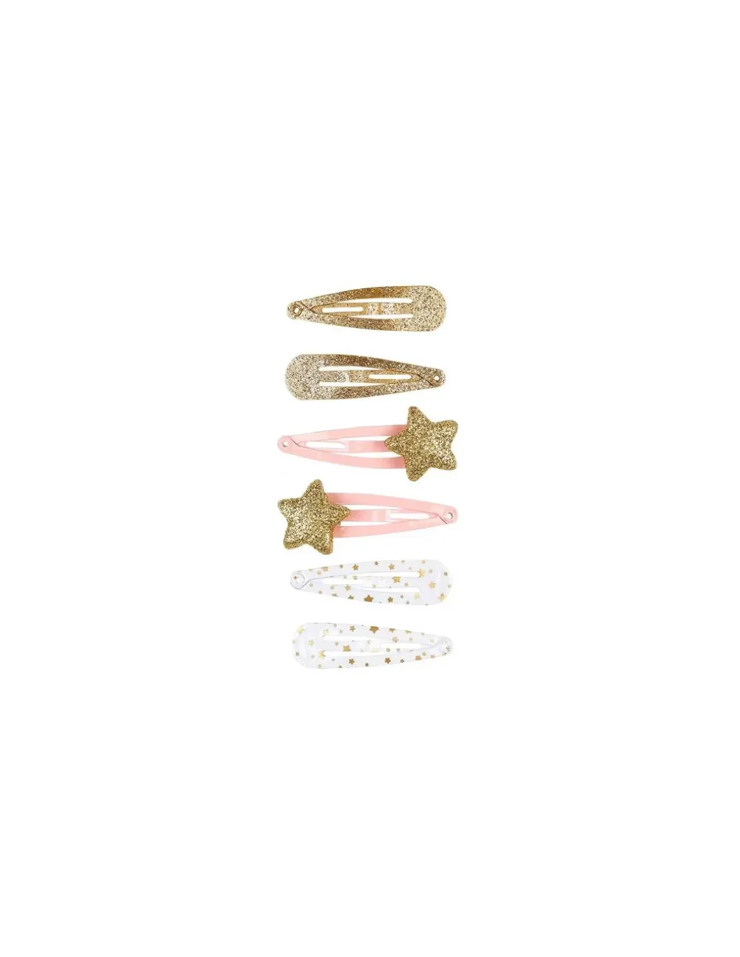 Barrettes Julie étoiles or - Souza